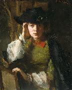 Therese Schwartze, Portrait of Lizzie Ansingh.